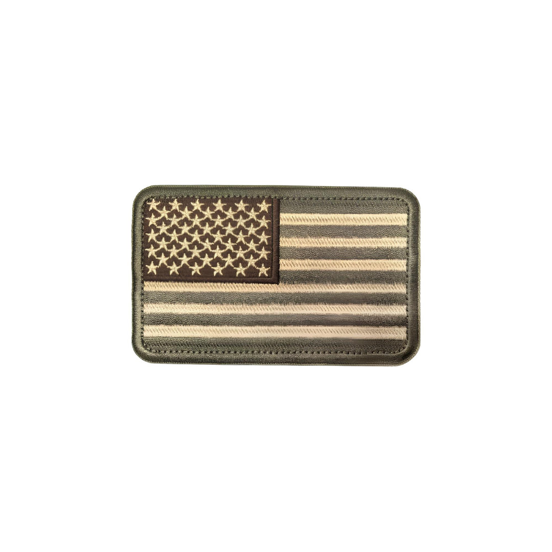 American Flag Army Green Velcro Patch